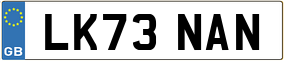 Truck License Plate